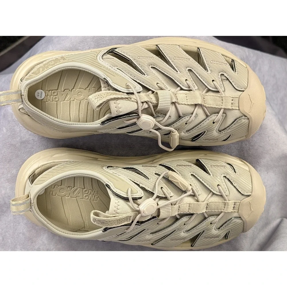 Hoka One One Hopara Oxford Tan Dune Hiking Sandals 1123112 Women 6 Men 5 NWOB